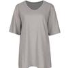Shop   Loose FiT Slub CoTTon V Neck ShorT sleeVe T shirT Black Dai Wsh 0521
