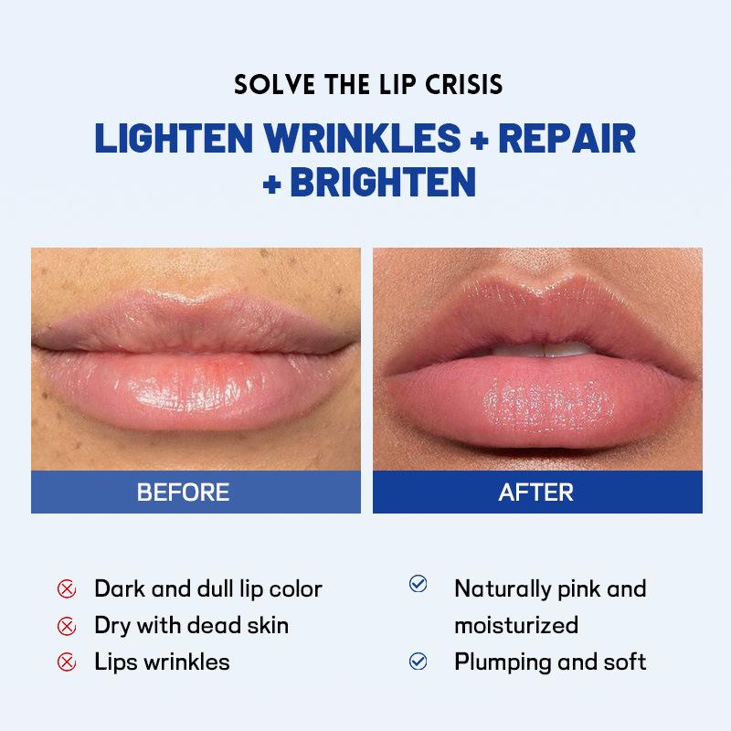Удалить темный бальзам для губ Осветляющий меланиновый бальзам Блеск Масло Отшелушивающее Очищающее Увлажняющее средство Корейские средства по уходу Макияж Красота Здоровье