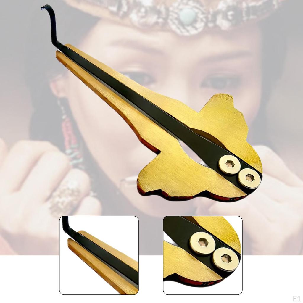 Ethnic Mouth Instrument Maultrommel, Russian Jaw Harp for Children and Adults