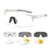 Wrap Around Sports Sunglasses Color Change Biking Eyewear Wide Field Cycling Goggles  Outdoors