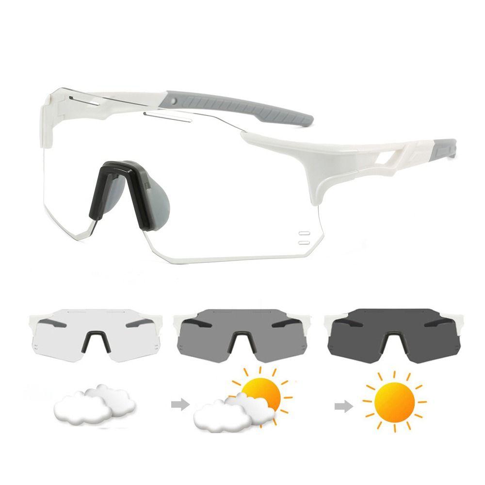 UV Protection Cycling Glasses Color Change Biking Eyewear Clear Cycling Goggles Outdoors