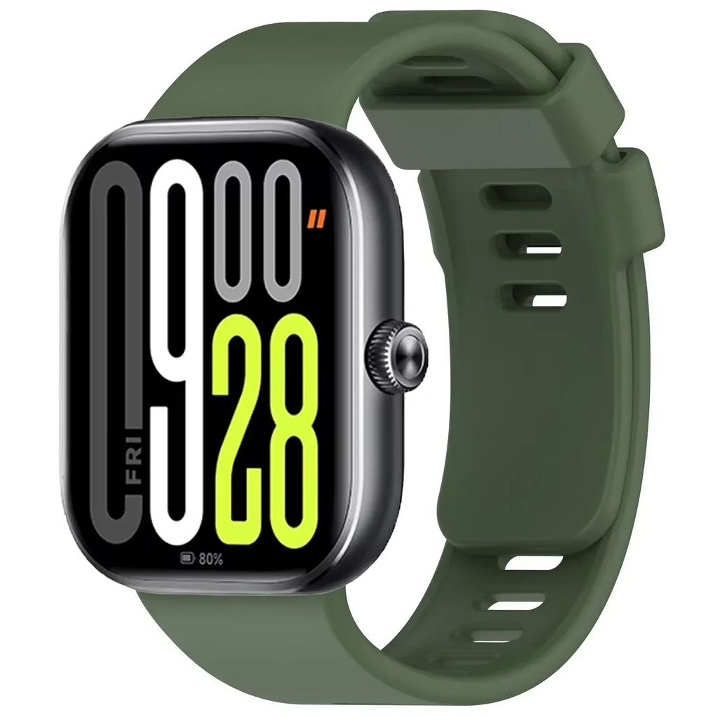 Оригинальный силиконовый ремешок для Redmi watch 4 5 6 Спортивный браслет для Xiaomi Band 9 8 Pro Ремешок Браслет Ремешок для часов Аксессуары