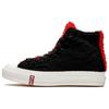 KITH X Disney X Chuck 70 'Fleece Mickey Mouse' Comfortable Suede High Top Espadrilles Unisex Black and Red