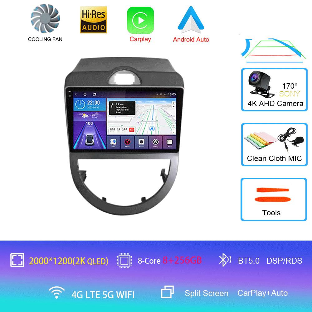 Android 14 For KIA Soul 2009-2013 Built-In Carplay AUTO Car Radio Stereo DSP IPS Multimedia Player GPS Navigation BT WIFI