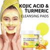TurmericCleansing Pads, KojicAcid And TurmericCleansing Pads Helps Balance Skin Oil And Water, Remove The Excess Epidermis 50ml