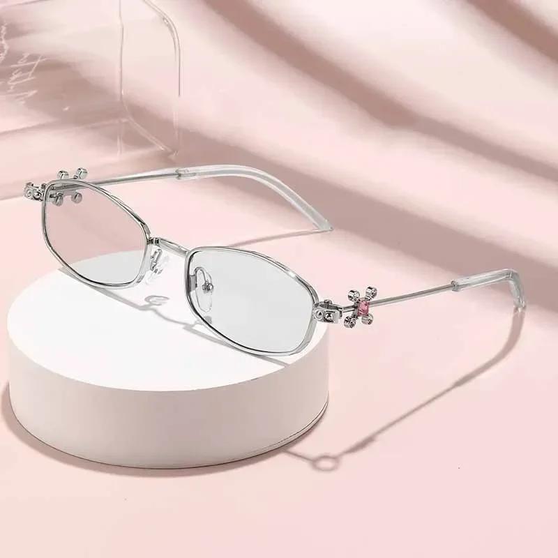 Unisex Fashion New Design Optical Glasses Fashion Luxury Oval Frame Normal Glasses HD Anti Blue Light Optical Glasses