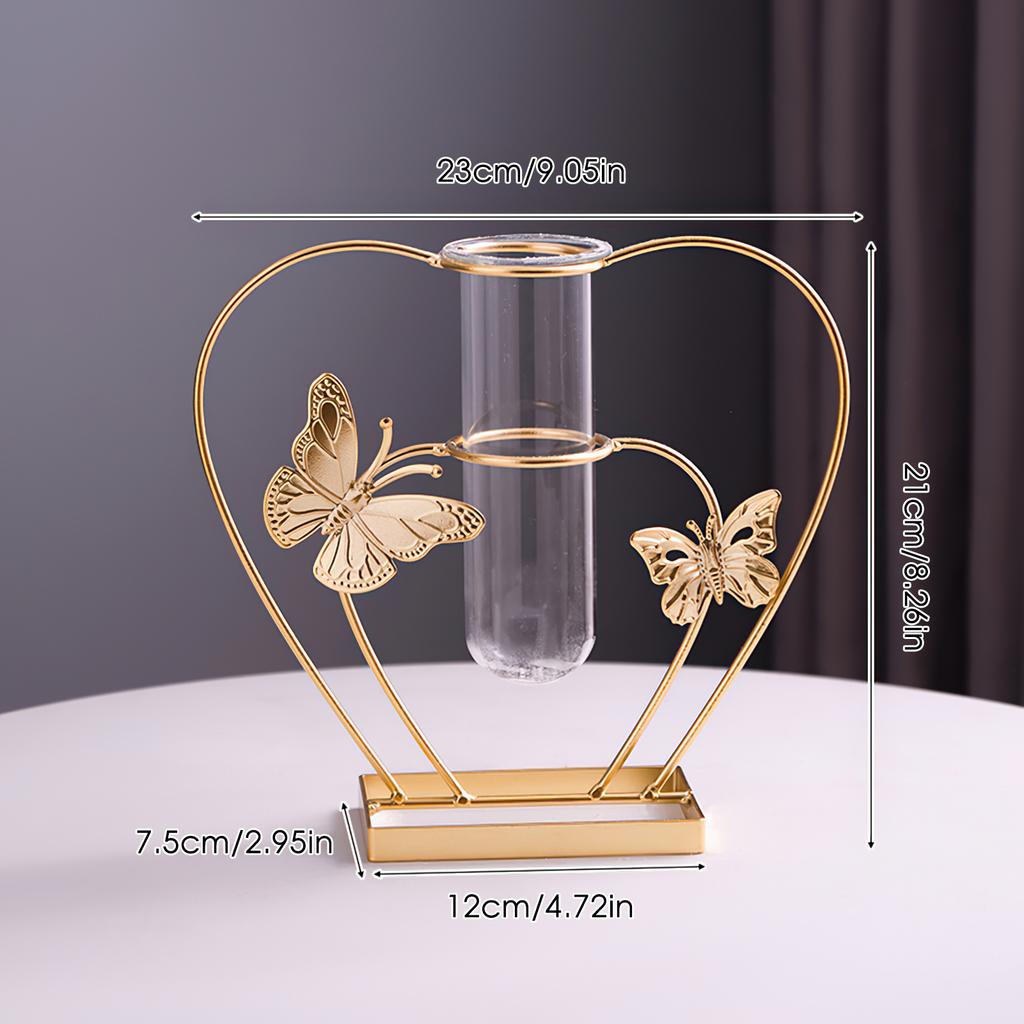 Nordic Hydroponics Vase Table Ornaments Minimalist Design Vase Simulation Flower Holder for Wedding Centerpiece & Home Decor