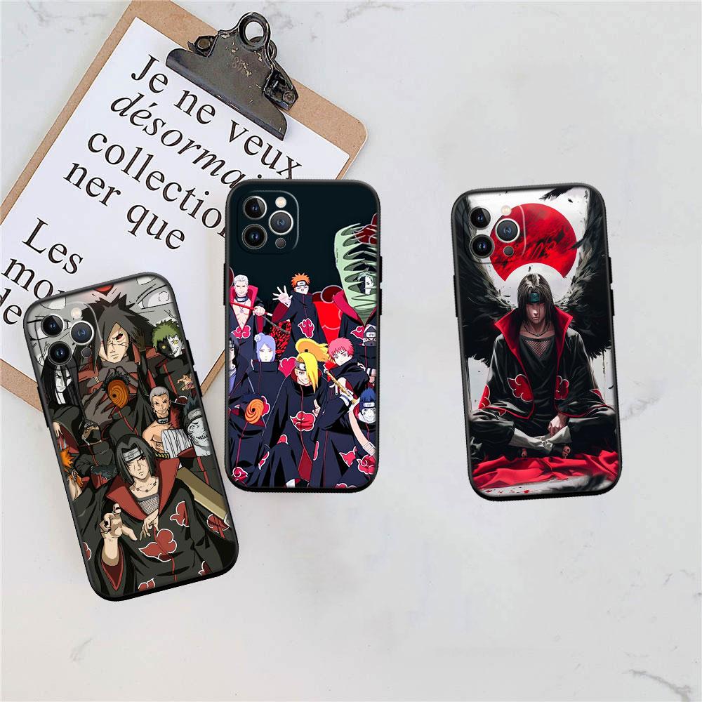 PP5 Аниме Наруто Акацуки Мягкий чехол для телефона для Redmi Note 10 11 12 Pro Max 10S 10C 10T 11A 11S 12S 12C