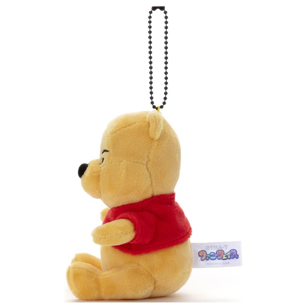 Disney Disney Character Funny Face Ball Chain Mascot Winnie the Pooh K Plush Approximately 13cm Tall Toy,