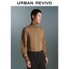 UR Men's Solid Color Stand Collar Long Sleeve Knit Shirt UMB940003