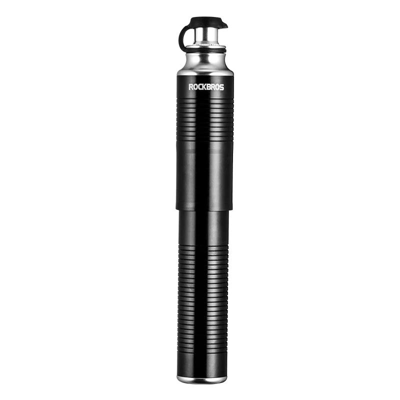 ROCKBROS Мини-насос для велосипеда, портативный, 110 PSI, из алюминиевого сплава, для MTB и шоссейных велосипедов, насос для шин, аксессуары для велоспорта