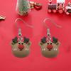 1 Pair of Christmas Deer Earrings, Cute Earrings, Suitable for Wearing During Christmas