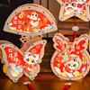 Chinese Style 2025 Snake Year Portable Lantern Wooden Children Handheld Lantern  Spring Festival