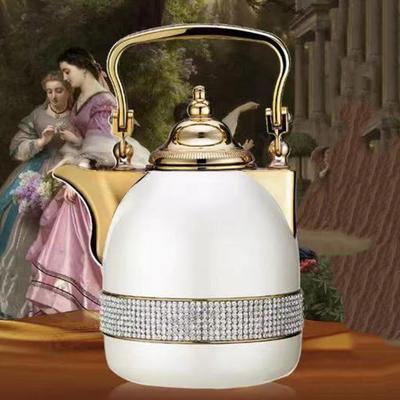 Термос в восточном стиле, Модный кофейник со стеклянной колбой, Офисный бытовой термос для горячей воды, Термокувшин, 1 л