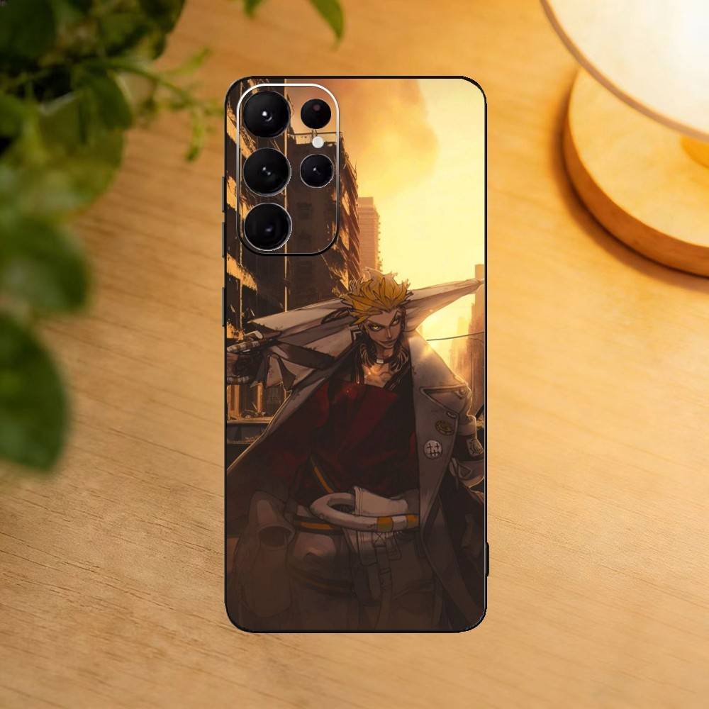 Чехол для телефона Enjin G-Gachiakuta для Samsung S25,24,21,22,23,30,Ultra,20,Plus,Fe,Lite,Note Мягкий черный чехол