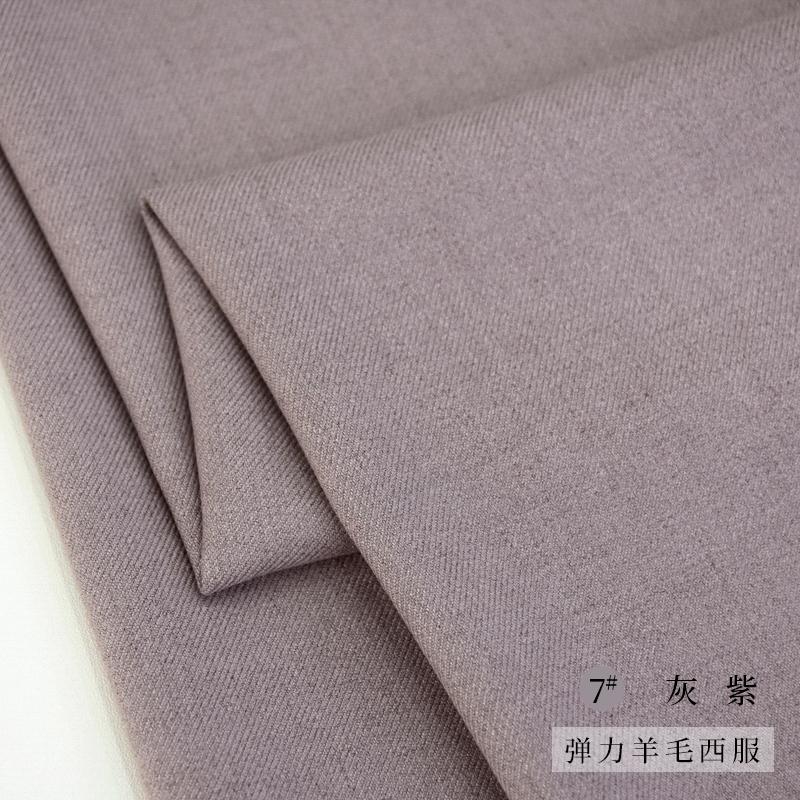 Шерстяная Плотная Маленькая Эластичная Ткань DIY Шитье Костюмы Блейзер Брюки Осень Зима Камвольные Эластичные Шерстяные Ткани 420Г/М stoff
