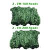 Elegant 2 7M Long Artificial Green Garland For Seasonal Decorations In Homes And Shops Crafted From Robust PVC Materials