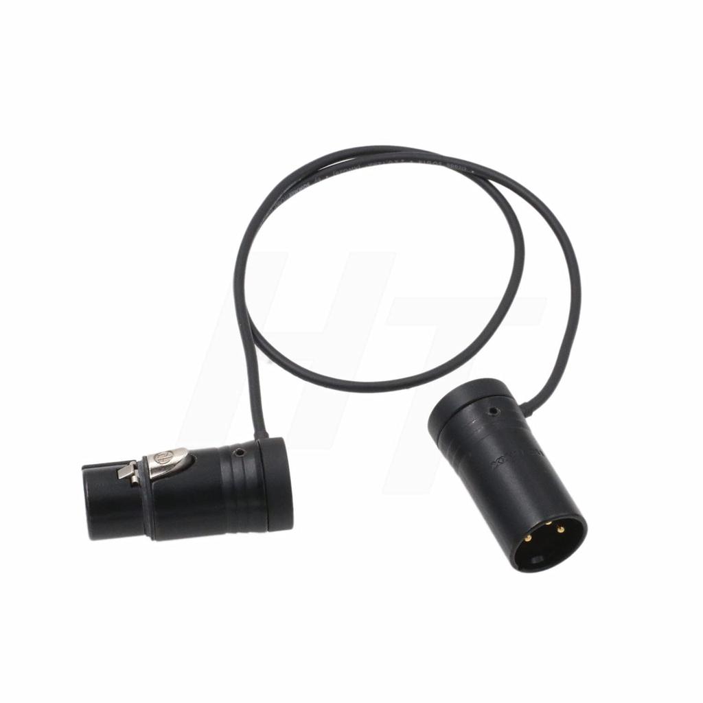 HangTon Audio Cable Thin XLR 3 Pin Male To Female Microphone Camera Sound Device 88 633 Zaxcom Zoom Audio Recorder Black 20"