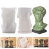 Ваза в виде головы Давида, силиконовая форма, сделай сам, ручная работа, скульптура человеческого тела, цветочный горшок, смоляная форма, гипсовая форма для литья, украшение для дома
