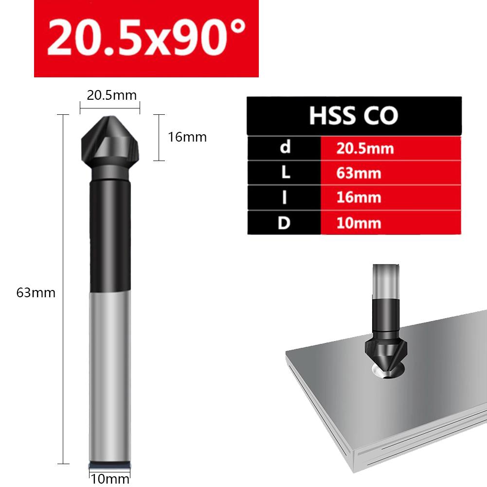 Сверло с потайной головкой, инструменты для снятия фаски, кобальтовое сверло
