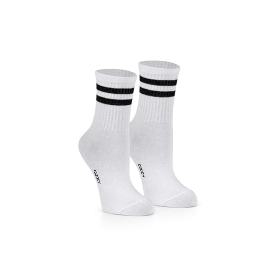 Женские теннисные носки для колледжа из 6 пар разноцветных полосатых носков