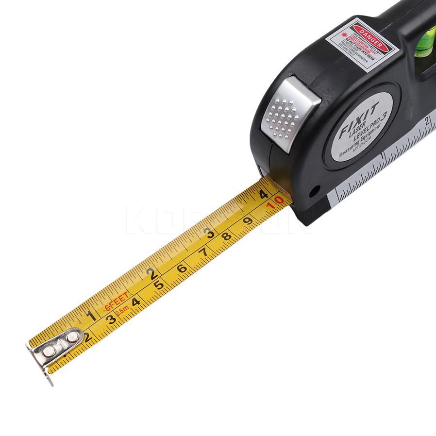 4 In 1 Multipurpose Infrared Level Laser Horizon Vertical Measure Tape Horizontal Ruler Laser Level Cross Line Laser Tape With Tripod