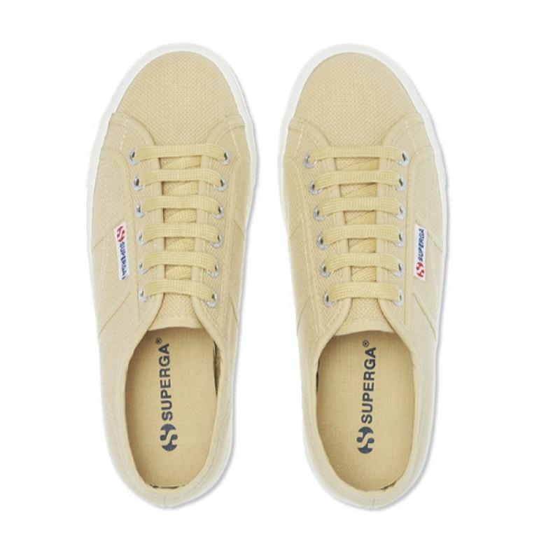Пальто на платформе Superga 2790 бежевого цвета миндаля S9111lwakl