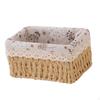 Desktop Storage Basket Container Tray Cosmetic Holder Multipurpose Organizer Bin for