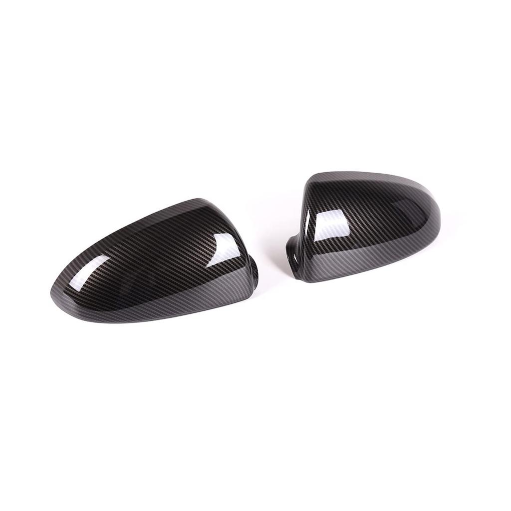 Hcilloend Carbon Fiber Door Mirror Covers for the New Smart Side Mirror Left and Right Easy Exterior Custom Car Supplies Mercedes-Benz (2009-2015),