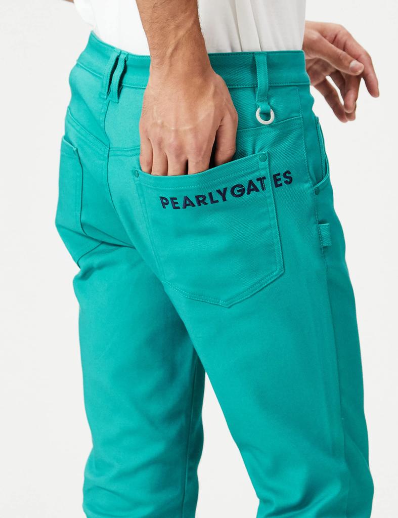 Длинные брюки Calze Stretch Washable 4 [Pearly Gates] Мужские / 053-2231801 140_Emerald [M]