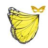 Mask Elf Angel Wings Cloak Performance Butterfly Costume Fashion Butterfly Wings Cape  Girl
