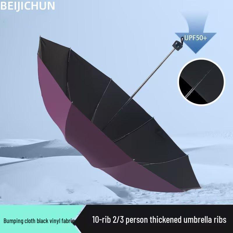 Очень большой, толстый, усиленный ветрозащитный зонт с длинной ручкой и стильным принтом логотипа