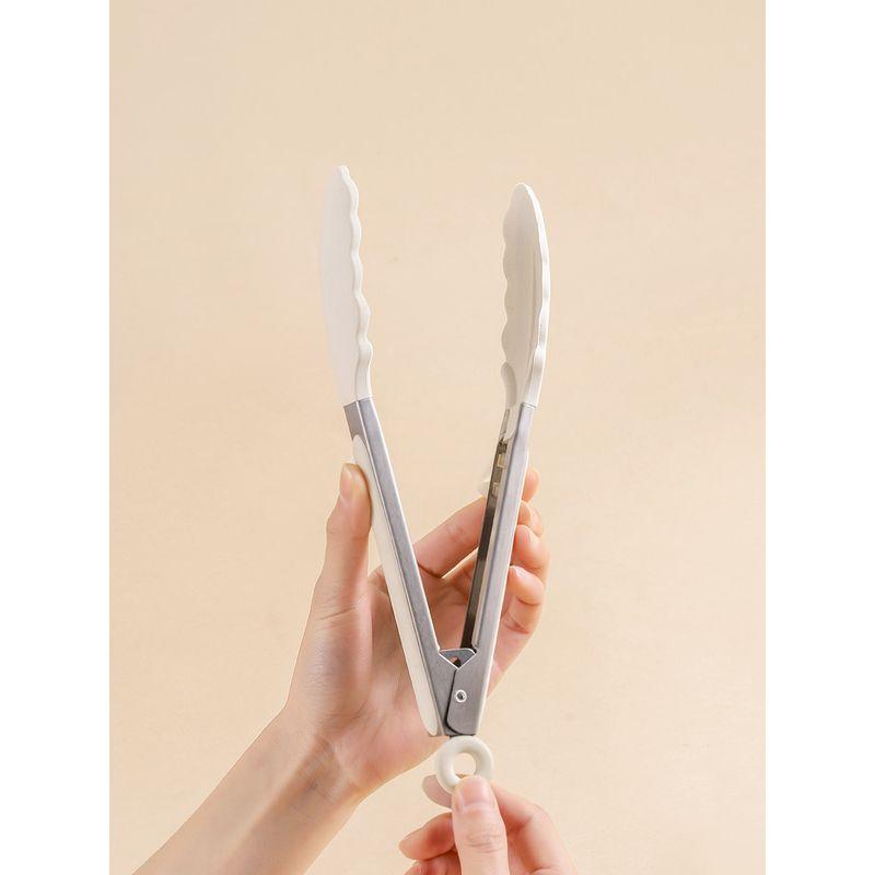 Kitchen Clip Oven Mitts Food Clip Stainless Steel Clip Food Clip Food Tongs Barbecue Fried Steak Dedicated Tongs