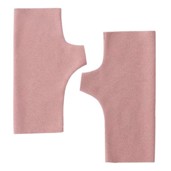 Зимние митенки без пальцев, открытые термо-варежки с отверстиями для большого пальца, теплые перчатки с половиной пальцев для женщин, мужчин, для печати, набора текста, письма