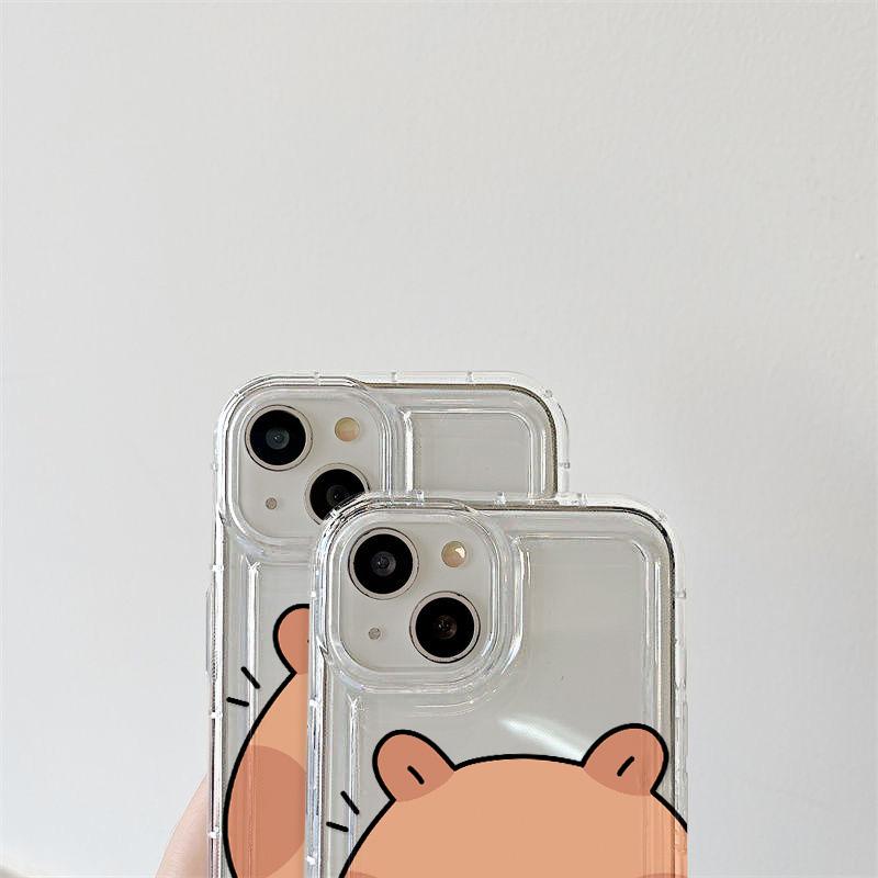 Чехол для телефона Airbag для iPhone 11 13 XR 15 14 Pro Max iPhone 12 16 7 8 Plus XS Max Samsung A15 A55 A05 S21 S22 S23 S24 Redmi 12 13C 13 9