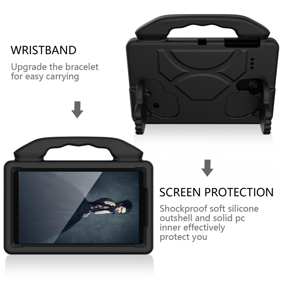 EVA Cover For Samsung Galaxy Tab 4 8.0 T330 T331 Kids Stand Tablet Case For Samsung Tab A 8.0 T380 T385 T387 E 8" T375 T377