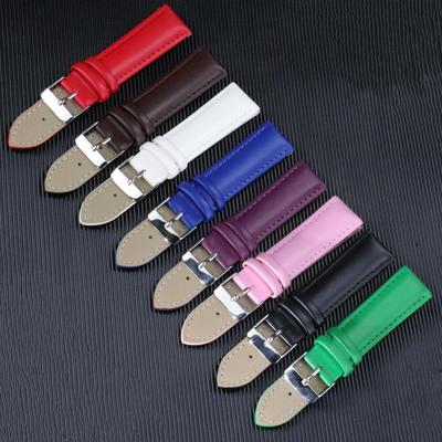 Ремешок для часов из натуральной кожи 12 мм, 14 мм, 16 мм, 18 мм, 20 мм, 22 мм, 24 мм, браслет полотняного плетения, браслет для женщин