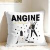 Angine De Poitrine Band Pillowcases Cute Funny Pillow Case For Couch Sofa Bedroom Comfy Pillow Cover