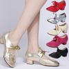 Fashion Women Soft Soled Dancing Shoes Ladies Lace Up Latin Dance Shoes Female Low Heeled Dance Shoes
