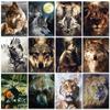Modern Lions Wolf Tiger Bear Cool Animlas Posters Wall Art HD Pictures Canvas Paintings And Prints For Living Room Home Decor