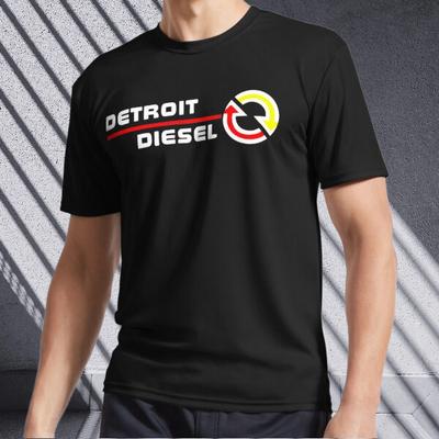 ЛУЧШИЙ! Унисекс Футболка с Логотипом Detroit Diesel Смешная Размер от S до 5XL Унисекс Футболка