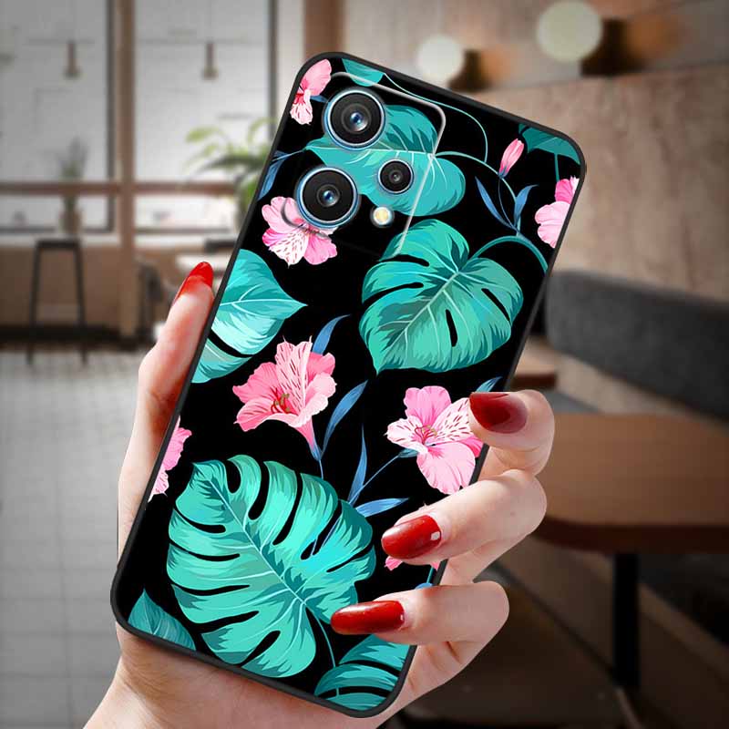 Для Realme 9 Pro 5G 2022 Чехол Мультяшный 3D Тиснение Цветок Рельефный Чехлы для Телефона Для realme 9 Pro Plus 5G Силиконовая Крышка Realme9 9pro+
