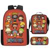 ONE PIECE рюкзак One Piece школьная сумка мультфильм дети Луффи анимация расширение