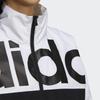 Adidas Женская тканая спортивная куртка Neo W Icons CE+ с воротником-стойкой и контрастным принтом логотипа, черная GP5425