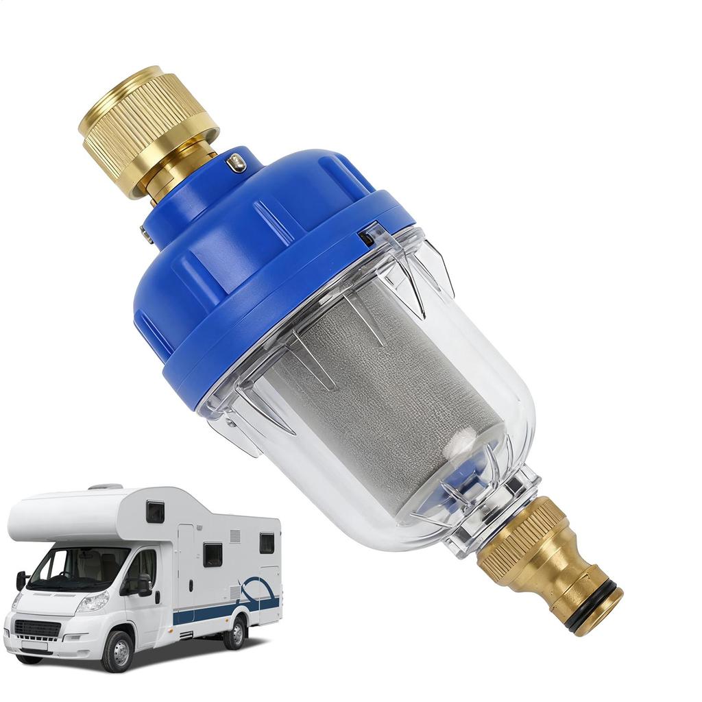 RV Filter Quick Installation Faucet Purifier RV Modified Accessory Water Tank Filling Filter For Travel Trailer Caravan
