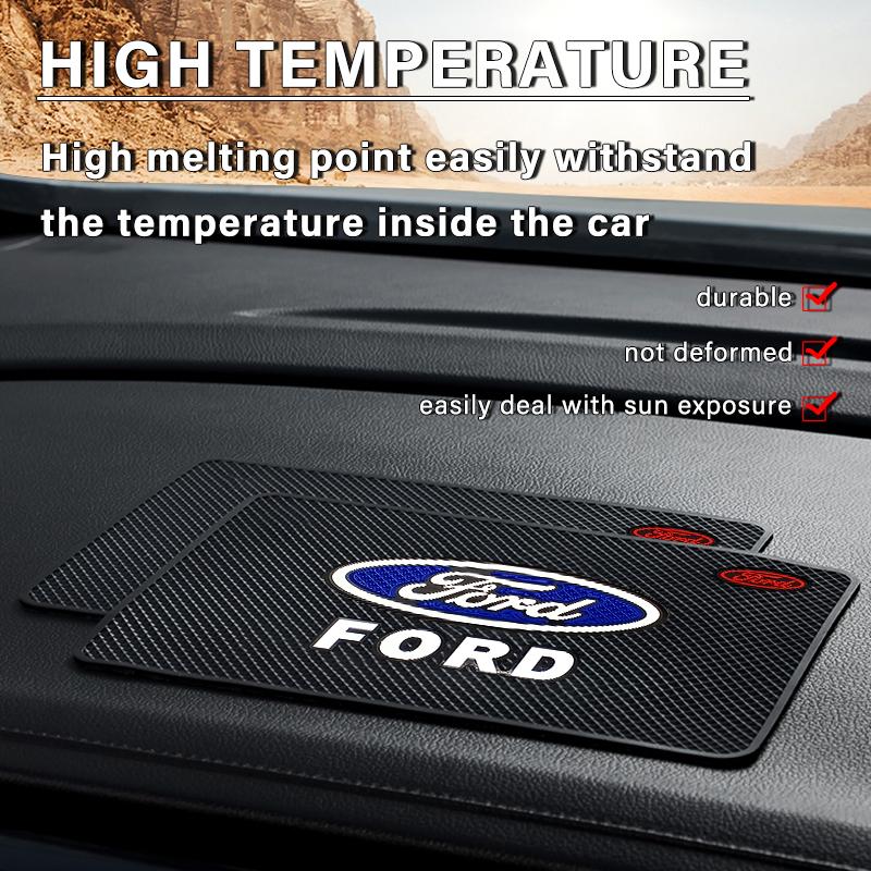 1Pcs Car Anti-Slip Pads Dashboard Phone Holder Sticky Mats Accessories For Ford Focus Mondeo MK1 MK2 MK4 MK3 Fiesta ST Line Kugo Transit Escape Fusion