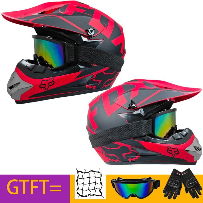 Full Face Off-Road Helmet Electric Bike Mountain Downhill Youth ATV