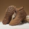 Зимние зимние ботинки для мужчин и женщин, сохраняющие тепло, хлопковая обувь, уличная походная обувь, плюшевые теплые высокие ботильоны, мужские кроссовки