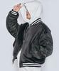 Millimillion Mudstone Velvet Ma-1 Jacket J08- Dark Gray