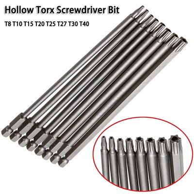 Биты Torx для отвертки Torx 1 шт. 7,78 дюйма для точного откручивания винтов с шестигранным хвостовиком